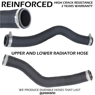 Zamjenska crijeva hladnjaka vode ALFA ROMEO GTV/Spider (916) 2.0 V6 TB, GTV/Spider (916) V6 3.0 24v, GTV/Spider (916) V6 3.2 24v, 60610937, 60611450, 60610938, 60620266