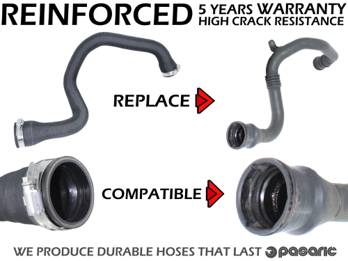 Zamjensko crijevo intercooler i turbine RENAULT MEGANE / FLUENCE III 1.5 DCI, RENAULT SCENIC II 1.5 DCI, 144603415R, 144 603 415 R