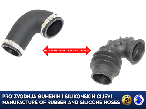 Usisno crijevo zraka za mercedes puch i mercedes pinzgauer, 6160940882, 616094 08 82