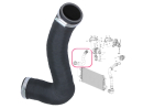 Zamjensko crijevo intercoolera turbine OPEL ASTRA J / ZAFIRA TOURER C, CDTI, 13345556, 360578926, 860418