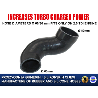 Zamjensko crijevo usisa zraka VW GOLF R 7 / AUDI A3 8V 2.0 TDI, 5Q0 129 654, 5Q0 129 635, 5Q0 129 654 P, 5Q0 129 656 D 04L 103 493