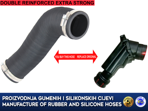 30740895, 30740896, 30794890, crijevo rezonatora za VOLVO S60 / V70 / S80 / S70 / C70 / XC90, 2.4 D