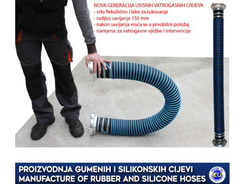 GUMENO USISNO CRIJEVO ZA VATROGASNE VJEŽBE I INTERVENCIJE