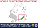 60697952, 50501562, 60698400 Crijevo od intercoolera do usisne grane