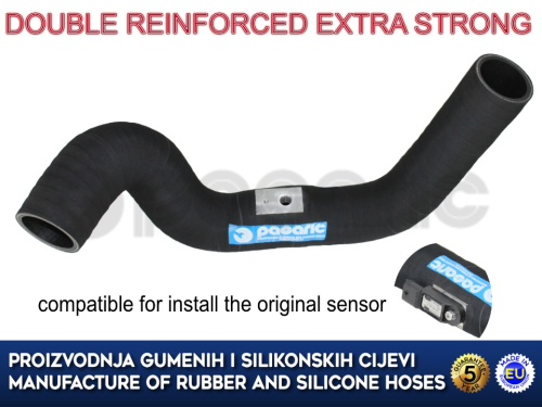 Zamjensko crijevo intercoolera i turbine sa ugrađenim priključkom za senzor RENAULT ESPACE IV 2.2 dci 8200484318, 8200365852