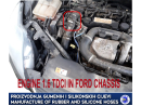 Zamjensko crijevo zraka CITROEN / PEUGEOT / FORD / MAZDA / MINI / VOLVO,  0382EL, 9651559480, 1496233, 3M5Q-9P784-BC, 3M5Q9P784BC 