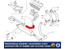 Zamjensko crijevo intercoolera i turbine ALFA ROMEO MITO 1.3 JTDM, FIAT GRANDE PUNTO 1.3D, , 55703072, 51785963