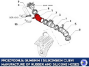 Zamjensko crijevo zrak za ALFA ROMEO 145 / 146 / 156 / 166, 2.0 Twin Spark, 60608084