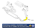 Zamjensko crijevo intercoolera i usisne grane FIAT BRAVO II 1.4 TB / 1.6/ 1.9/ JTD, 51825994, 51825996, 51825995, 51825997, 51792352, 51792353, 51792354
