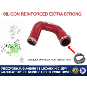 Zamjensko crijevo intercoolera i turbine ALFA ROMEO GIULIETTA 1.6 JTD, 50517103, 50517510