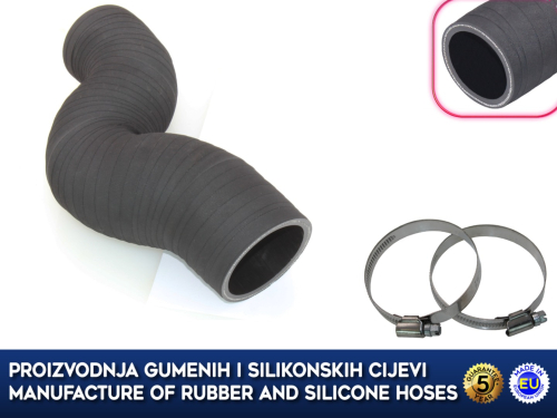 Zamjensko crijevo intercoolera  turbine OPEL ASTRA / ZAFIRA, 1.7 CDTI / DTI, 55355008, 55354263, 55351440, 6302608, 1302494, 130249