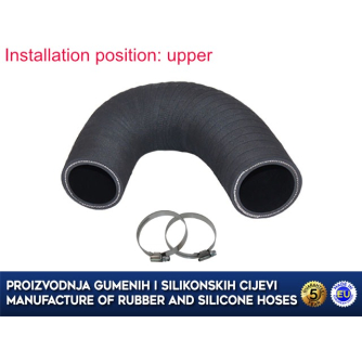 Zamjensko crijevo intercoolera turbine OPEL MERIVA 1.7 CDTI, 55351859, 55351860, 55354197, 93329874, 5860843, 644549552, 368135179