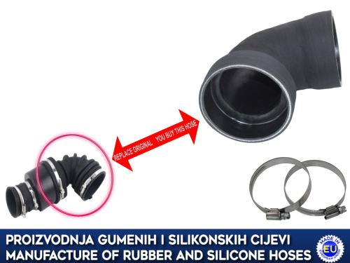 Zamjensko crijevo filtera zraka i turbine OPEL INSIGNIA 1.6 CDTI, 464918663, GM 22945618, 22945618, 4013406A