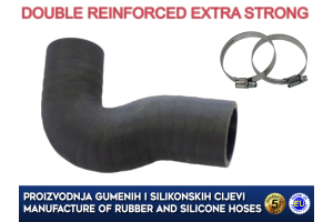 Zamjensko crijevo intercoolera turbine VW GOLF IV / BORA, AUDI A3, SEAT LEON / TOLEDO, ŠKODA OCTAVIA, 1.9 TDI, 1J0145838B, 10J145838E, 