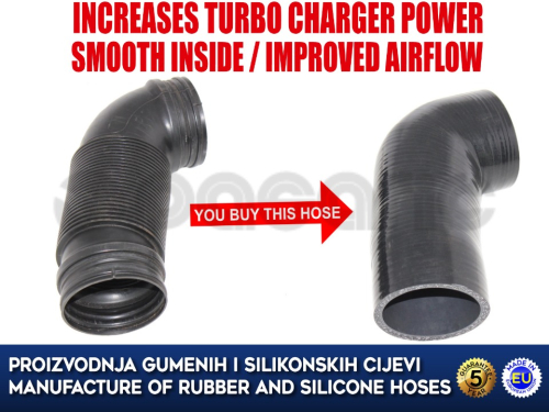 Zamjensko crijevo usisa zraka VW TOURAN / GOLF / ŠKODA / SEAT  B5 / JETA, 1K0129684B, 1K0 129 684 B