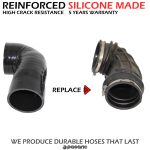 Replacement intake air filter hoses MERCEDES SL R129, W140, C140, engine: 600, 600 SE, SEL S 600, SEC/CL 600, 120 141 12 90 R, 1201411290R, 121 141 13 90 L, 1201411390L - Image 5