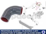 Replecement turbo intercooler hose RENAULT MASTER III 2.3 DCI / OPEL MOVANO 2.3 CDTI, 144605171R, 144602862R, 144602717R, 144604669R - Image 2