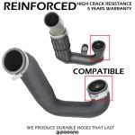 Replacement intercooler turbo hose MERCEDES C-CLASS 1.6 CDI, RENAULT MEGANE / KADJAR 1.6 DCI, 144603933R, A6260900042, 6260900042 - Image 2
