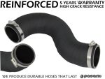 Replacement intake manifold intercooler tube CITROEN JUMPER / PEUGEOT BOXER, 2.0 / 2.2 / 3.0  HDI / FIAT DUACTO 2.2 D, 1379294080, 1614084380, 1370204080 - Image 2