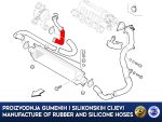 Zamjensko crijevo intercoolera turbine FIAT BRAVO 1.6 JTD, 51842989, 51815493 - Slika 2