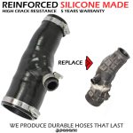 Zamjensko novo gornje crijevo zračnog filtera i turbine ALFA ROMEO 147 / GT, 1.9 JTD, 46794405, 55186755, 46771042