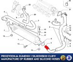 Repčacement intercooler hose LANCIA DELTA 1.6 JTD, 51792357 - Image 2