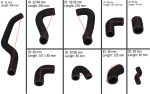 REPLACEMENT HOSES FOR YANMAR 4LH MARINE ENGINE, 9 pieces set - Image 5