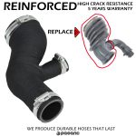 Replacement air filter turbo hose FORD FOCUS II/FOCUS C-MAX/C-MAX, VOLVO S40/C30/V50, 1.6 TCDI, MAZDA 3,  72100865, 1673571, 30792123, 31219101, 31261508, 31261992, 31293488, 31293728, 31293729, 72100865, 7M519A673EC - Image 3