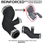 Replacement air filter turbo hose FORD FOCUS II/FOCUS C-MAX/C-MAX, VOLVO S40/C30/V50, 1.6 TCDI, MAZDA 3,  72100865, 1673571, 30792123, 31219101, 31261508, 31261992, 31293488, 31293728, 31293729, 72100865, 7M519A673EC - Image 4