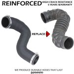Replacement air filter intake manifold hose FIAT DUCATO / PEUGEOT 1.9 / 2,5 D / TD, 7675771, 7675768 - Image 3