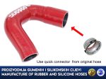 Replacement intercooler and turbine hose ALFA ROMEO GIULIETTA 1.6 JTD, 50517103, 50517510 - Image 4