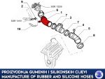 Zamjensko crijevo zrak za ALFA ROMEO 145 / 146 / 156 / 166, 2.0 Twin Spark, 60608084 - Slika 2