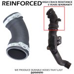 Replacement intercooler turbo hose MAZDA 626 2.0 DITD, RF2A13332C, RF2A13332, RF2G13247B - Image 3