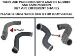 Replacement air filter intake manifold hose FIAT DUCATO / PEUGEOT 1.9 / 2,5 D / TD, 7675771, 7675768
