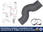 Replacement intercooler turbo hose OPEL / VAUXHALL ASTRA III H 1.7 CDTI, 55559946, 498891241, 6302618  - Image 2