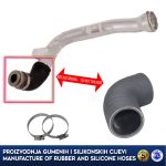Zamjensko crijevo intercoolera i turbine, VW PASSAT / SHARAN, SEAT ALHAMBRA, 2.0 TDI, 7M3145795A, 3M216F073BB - Slika 2